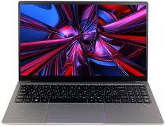 Ноутбук HIPER OFFICE HLP H1574O582DM i5-1235U/8GB/256GB SSD/noDVD/Iris Xe Graphics/15.6" FHD/Cam/BT/WiFi/Серый/noOS/подсветка клав.