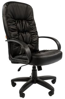 Кресло офисное Chairman 416 Эко Chairman 6025524 черное, матовая экокожа, до 120 кг