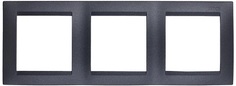 Рамка Simon 1500630-038 Simon 15 Графит 3 -ая
