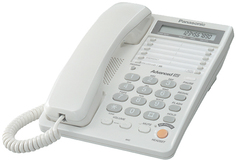 Телефон проводной Panasonic KX-TS2365RUW