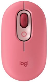 Мышь Wireless Logitech POP 910-006548 USB, 4000 dpi dpi, 4 кнопок, оптическая, розово-красная