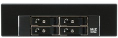 Корзина Procase K2-104-M2-BK 4*M.2 NVMe Gen3 SSD (length 2242/2260/2280),PCIe x4 NVMe and PCIe-AHCI M.2 SSD (черный) hotswap mobie rack module 5.25"