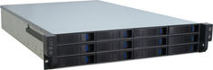 Корпус серверный 2U Procase ES212-SATA3-B-0 (12 SATA II/SAS hotswap HDD), черный, без блока питания, глубина 650мм, MB 12"x13"