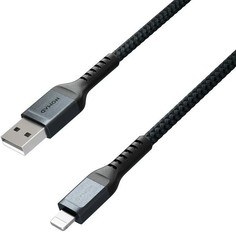 Кабель Nomad NM01A12000 Lightning to USB, длина 3 м, чёрный.