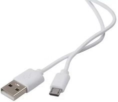 Кабель интерфейсный Red Line УТ000028603 USB/micro USB, 2A, белый