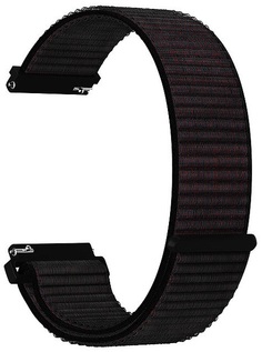 Ремешок на руку Lyambda Vega DS-GN-03-20-BK из нейлона для часов 20 mm black
