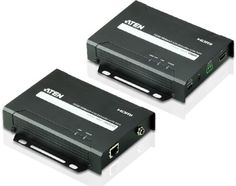Удлинитель Aten VE802-AT-G HDMI HDBaseT-Lite+RS232+IR, 60 м, 1xUTP Cat5e, HDMI+RJ45+3-контактн. клемма+MINIJACK, F, без шнуров, БП 220> 5V