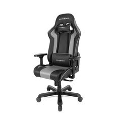 Кресло DxRacer OH/K99/NG геймерское, черно/серое, регулируемые подлокотники в 4 направлениях, наклон спинки до 170 градусов