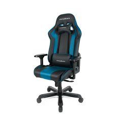 Кресло игровое DxRacer OH/K99/NB черно/синее, регулируемые подлокотники в 4 направлениях, наклон спинки до 170 градусов