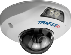 Видеокамера IP TRASSIR TR-D4151IR1 3.6 миниатюрная вандалостойкая 5Мп. 1/2.8" CMOS, режим "день/ночь" (механический ИК-фильтр), объектив 3.6 мм, подде