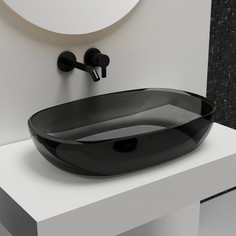 Раковина 60х40 см Abber Kristall AT2805Onyx