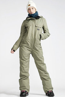 Женский Сноубордический Комбинезон Billabong Break Of Dawn Olive