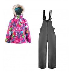 Утеплённые комплекты Gusti Комплект для девочки (куртка, полукомбинезон) GWG 5590
