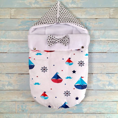 Конверты на выписку СуперМаМкет Конверт на выписку JustCute Морской (весна)