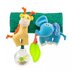 Подвесные игрушки Подвесная игрушка Chicco на коляску Жираф и Слоник