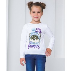 Водолазки и лонгсливы Sweet Berry Лонгслив для девочки Северное сияние 934061