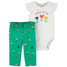 Комплекты детской одежды Carters Комплект для девочки (боди, брюки) 1K523310