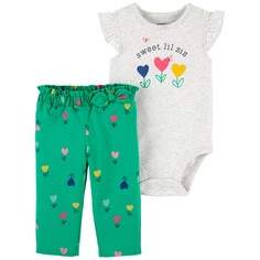 Комплекты детской одежды Carters Комплект для девочки (боди, брюки) 1K523310