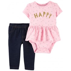Комплекты детской одежды Carters Комплект для девочки (боди, брюки) 1K523210