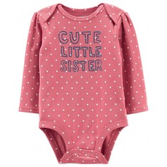 Боди, песочники, комбинезоны Carters Боди для девочки 1M100610