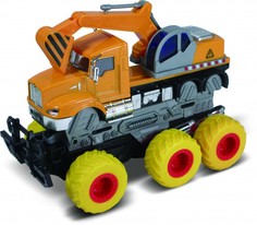 Машины Funky Toys Экскаватор с краш-эффектом кабина die-cast