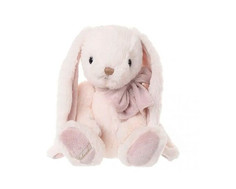 Мягкие игрушки Мягкая игрушка Bukowski design Плюшевый заяц Archie с бежевым бантом на шее 40 см