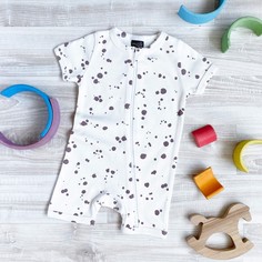 Боди, песочники, комбинезоны Mjolk Песочник Sleep and Play Кляксы