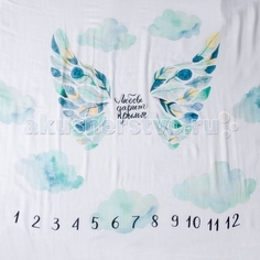 Пеленки Пеленка MamSis муслиновая Фотопеленка с крыльям 120х120