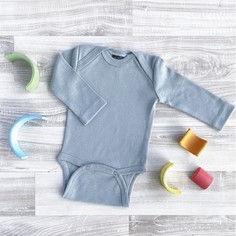 Боди, песочники, комбинезоны Mjolk Боди с длинным рукавом Baby Blue