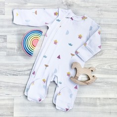 Боди, песочники, комбинезоны Mjolk Комбинезон Sleep and Play Basic Игрушки швы наружу