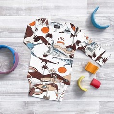 Боди, песочники, комбинезоны Mjolk Боди с длинным рукавом Dinoworld