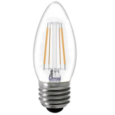 Светильники Светильник General Лампа LED филамент 7W E27 2700 свеча 10 шт.