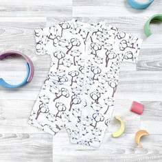 Боди, песочники, комбинезоны Mjolk Песочник Sleep and Play Хлопок