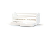 Кровати для подростков Подростковая кровать ROOMIROOM Бабочки с ящиками 160х80