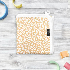 Пледы Плед Mjolk Двусторонний Sand Leopard 80х80 см