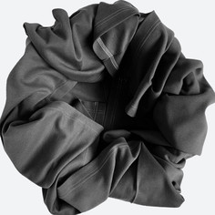 Пледы Плед Mjolk Пелёнка двусторонняя Steel Grey 115х85 см