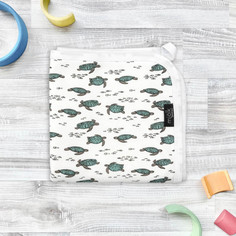 Пледы Плед Mjolk двусторонний Черепашки 120х85