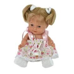 Куклы и одежда для кукол Lamagik S.L. Кукла-пупс девочка в платье блондинка 30 см