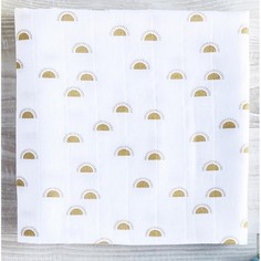 Пеленки Пеленка Mjolk Муслиновая Солнце 110x110 см