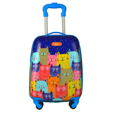 Детские чемоданы Magio Чемодан детский четырехколесный Веселые коты