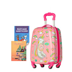 Детские чемоданы Magio Чемодан детский Пони с пончиком + 2 книги