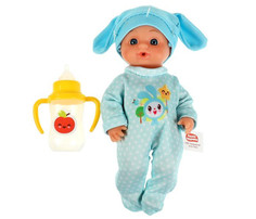 Куклы и одежда для кукол Карапуз Пупс функциональный Малышарики 15 см Y15BD-KROSH-BL-RU