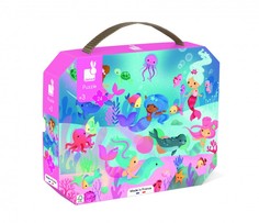 Пазлы Janod Пазл в чемоданчике Русалки (24 элемента)