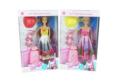 Куклы и одежда для кукол Junfa Кукла с аксессуарами Путешественница 11501