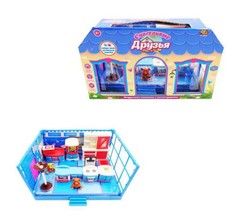 Кукольные домики и мебель ABtoys Домик Счастливые друзья Кухня (12 предметов)