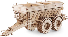 Конструкторы Конструктор Eco Wood Art деревянный 3D Ew Прицеп к трактору Кировец К-7М