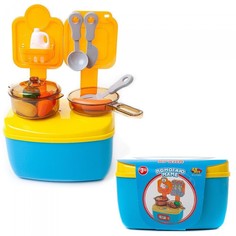 Ролевые игры ABtoys Игровой набор Помогаю маме Кухня-мини в чемоданчике