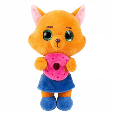 Мягкие игрушки Мягкая игрушка Кошечки-Собачки Буся с пончиком 22 см