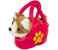 Интерактивные игрушки Интерактивная игрушка Bondibon Собака в сумочке 17 см