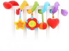 Подвесные игрушки Подвесная игрушка Жирафики Растяжка с развивающими игрушками Радуга